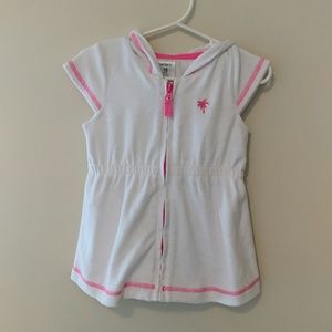 Toddler girl swim cover-up